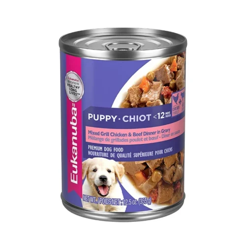 Eukanuba Puppy Mixed Grill Chicken & Beef Dinner in Gravy